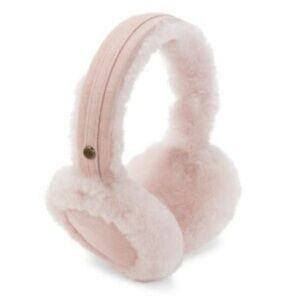NWT UGG Genuine Shearling Earmuffs - pink cloud